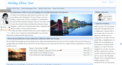 Desktop Screenshot of holidaychinatour.com